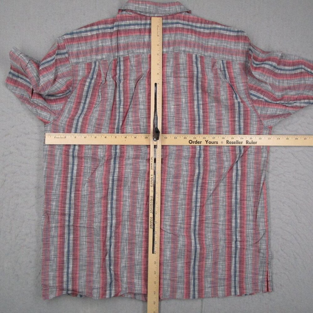 Tommy Bahama Shirt Mens Large Multicolor Silk Blend Hawaiian Button Up Tiki - Picture 5 of 8